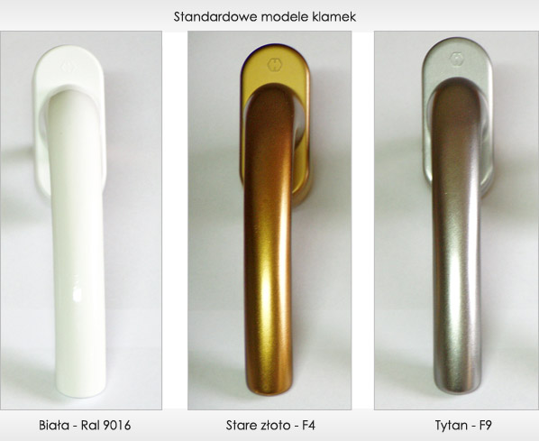 Standardowe modele klamek